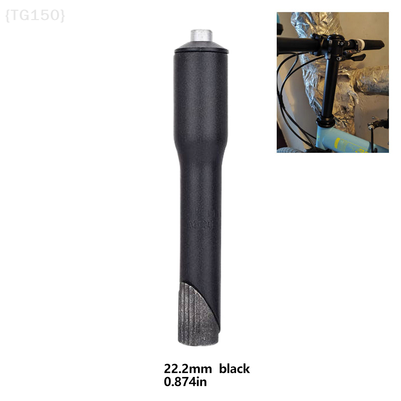 Bike Stem Riser - 22.2mm バイクステムエクステンダー、1-1/8インチスレッドレスステアラー用アルミニウムライザーアダプター、ロードMTBパーツ