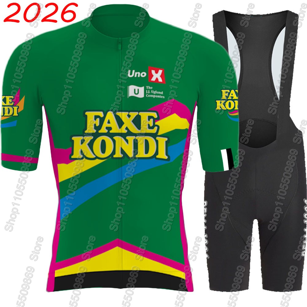 Cycling Gear Sale - UNO X 2026プロチームサイクリングジャージセット サマーノルウェーグリーン ウェア メンズキット