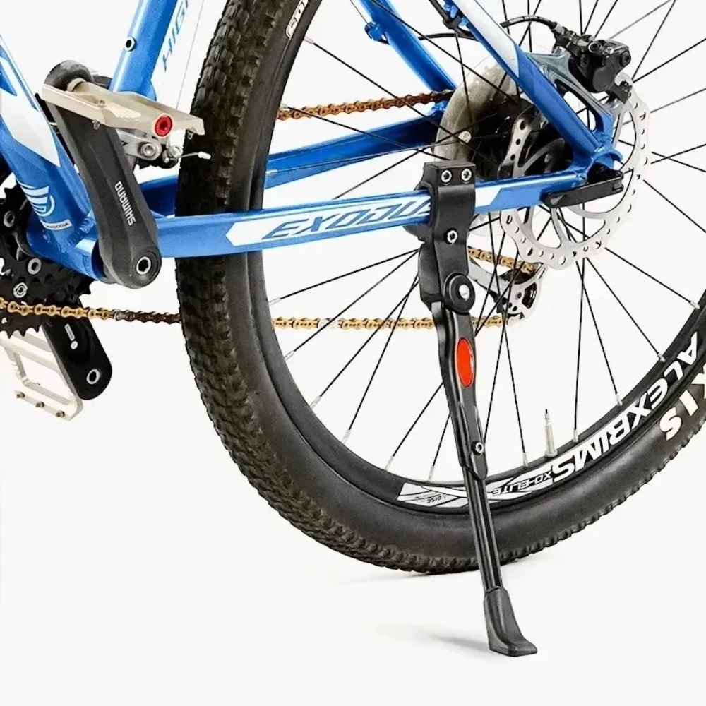 Bicycle Kickstand - 24/26/27.5/29/700C調整可能マウンテンバイクサポートサイドリアパーキングラックMTBロードバイクキックスタンドアルミキックスタンド