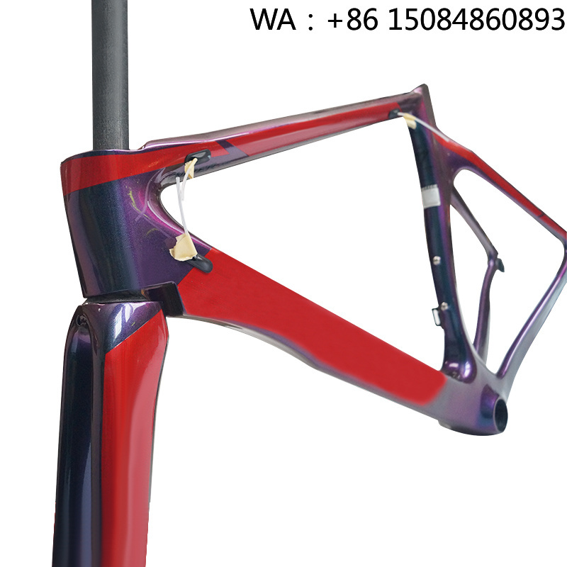 Carbon Bike Frame - カスタムモールドフルカーボンロードバイクフレーム超軽量レーシングハイウェイ自転車サイクリングフレームOEMカスタム寸法ロードスポーツ向け