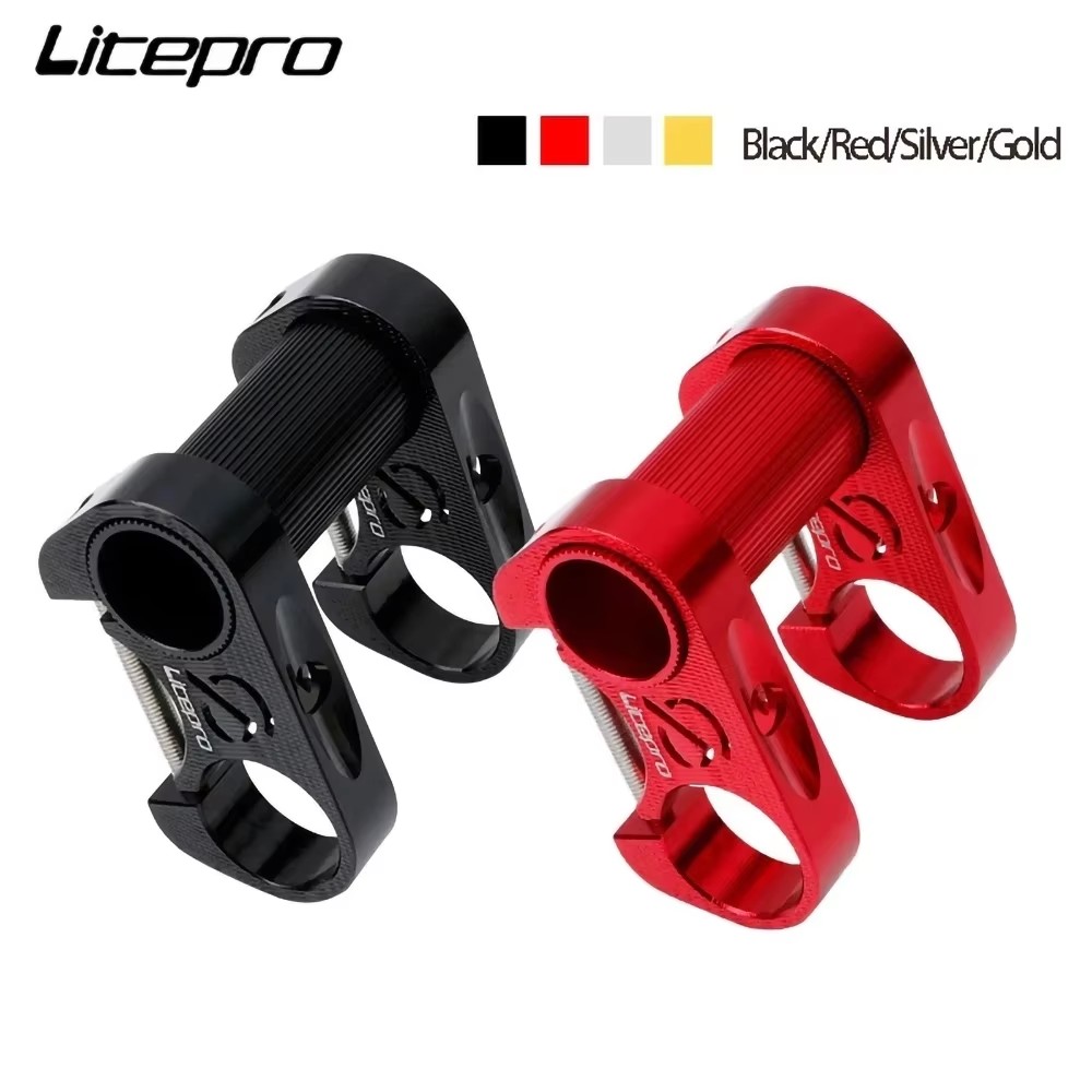 Bike Stem Riser - S95-折りたたみ式自転車ハンドルバー,ダブルステム,超軽量,中空デザイン,調整可能,自転車アクセサリー