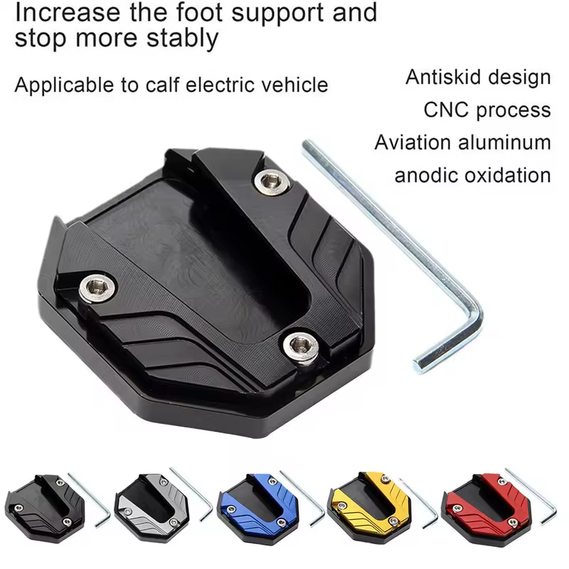 アルミ合金モーターサイクルフットパッド,バイクサポートプレー - Bicycle Kickstand のレビューと価格