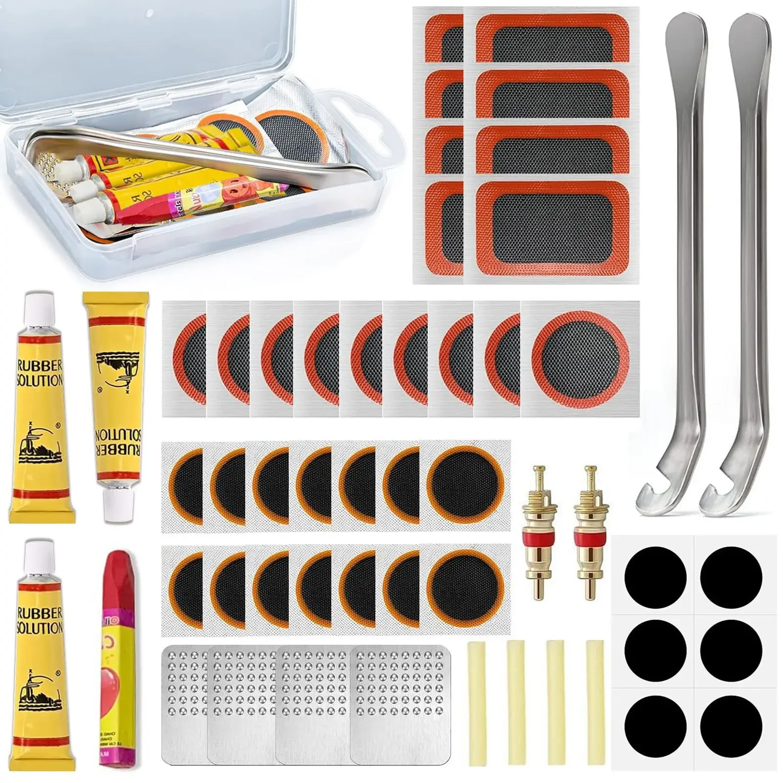 2026-バイクタイヤ修理キットは持ち運びに便利で、ポータブ - Bike Tube Repair Kit のレビューと価格