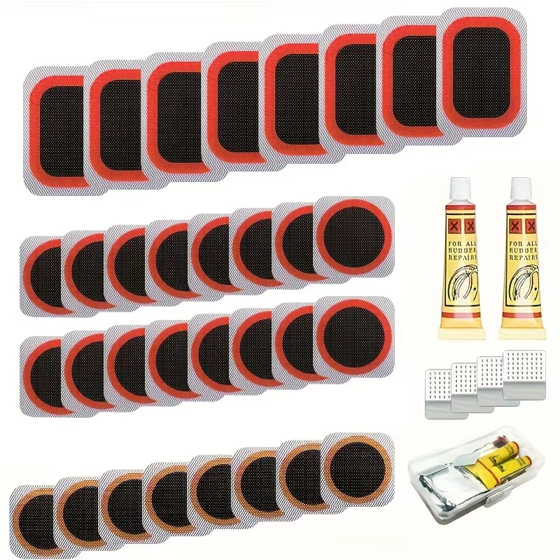 39個の自転車タイヤ修理キット - 自転車インナーチューブパ - Bike Tube Repair Kit のレビューと価格