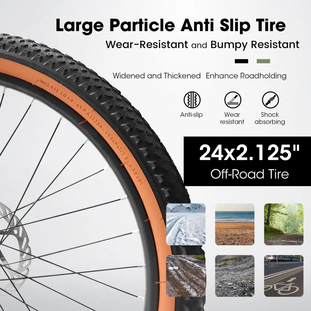 A24301 24インチ ティーンエイジャー向けマウンテンバ - Carbon Bike Frame のレビューと価格
