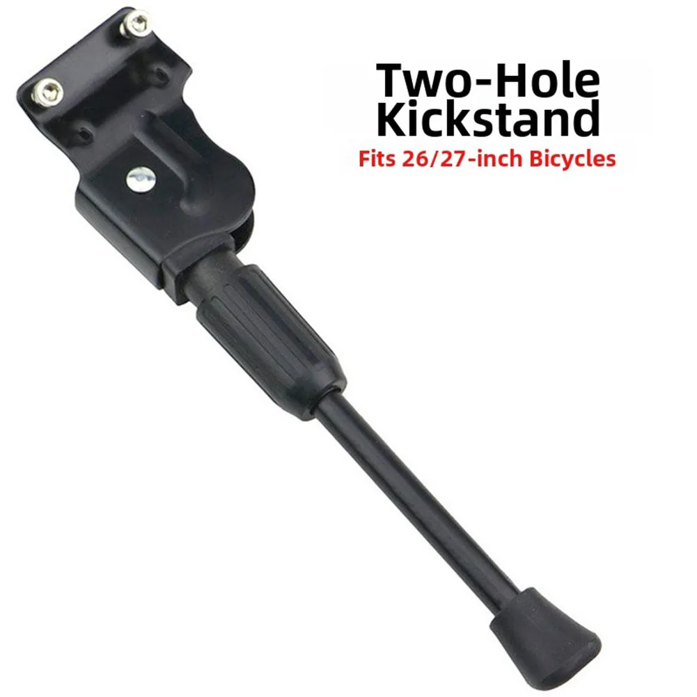 金属製 2 穴エッジブラケット自転車キックスタンド駐車ラック - Bicycle Kickstand のレビューと価格