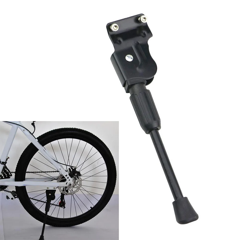 金属製 2 穴エッジブラケット自転車キックスタンド駐車ラック - Bicycle Kickstand のレビューと価格