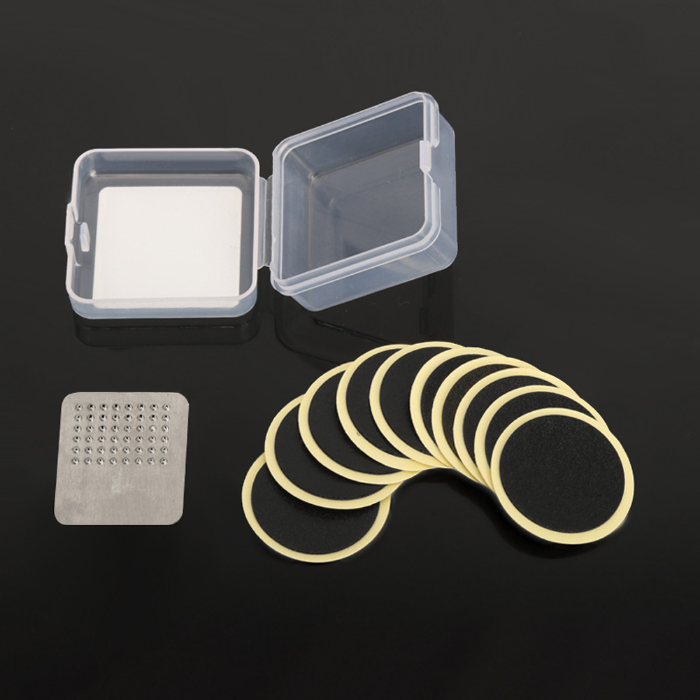インナーチューブパッチゴム製自転車修理ツールタイヤ修理パッド - Bike Tube Repair Kit のレビューと価格