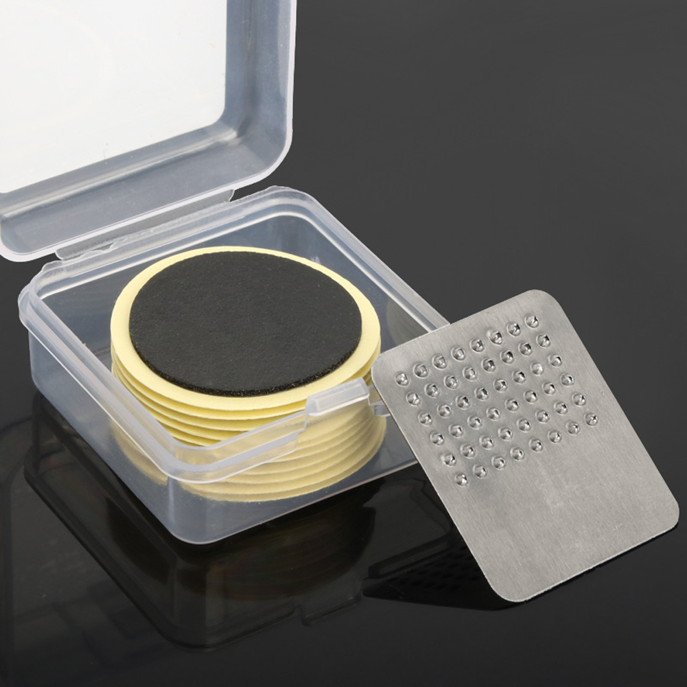 インナーチューブパッチゴム製自転車修理ツールタイヤ修理パッド - Bike Tube Repair Kit のレビューと価格