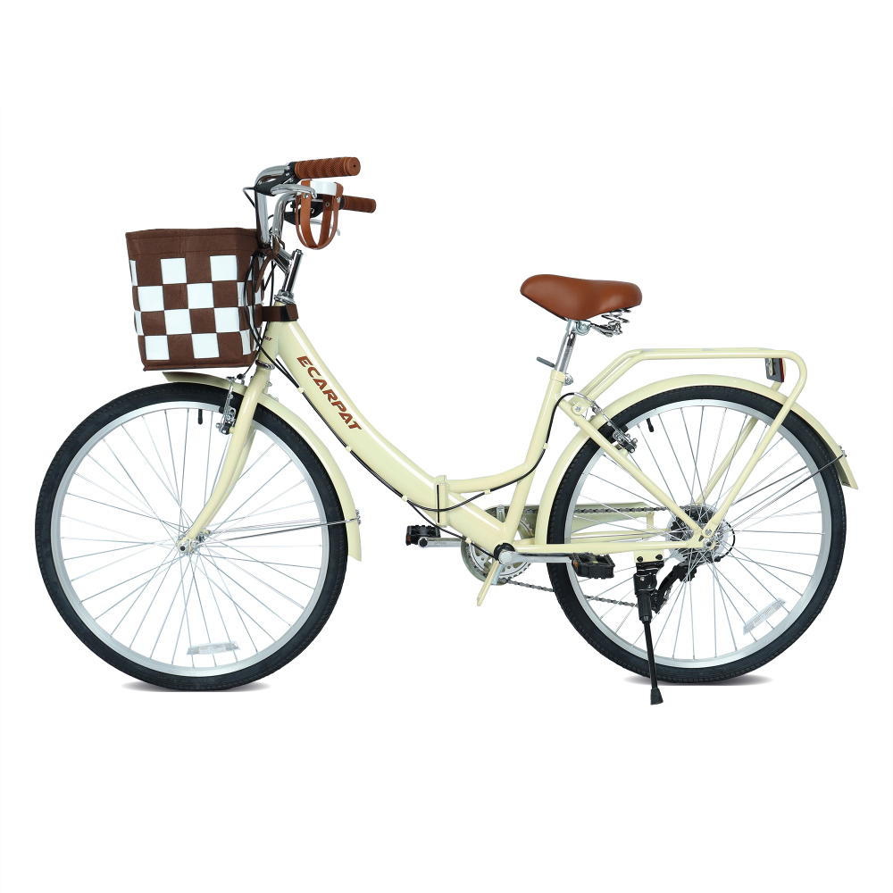 A26285B 26インチ折りたたみシティバイク、7段変速＆ - Carbon Bike Frame のレビューと価格