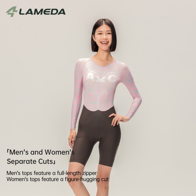 LAMEDA レディース サイクリングジャンプスーツ 長袖シ - Cycling Gear For Sale のレビューと価格