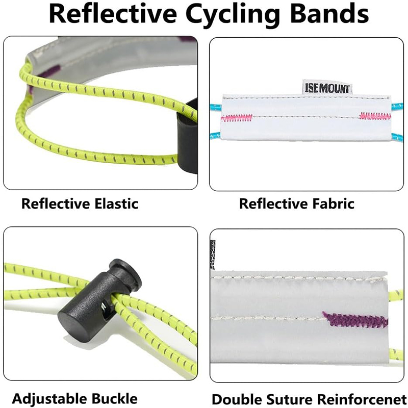 反射サイクリングパンツストラップ調節可能な自転車レッグクリッ - Cycling Gear For Men のレビューと価格
