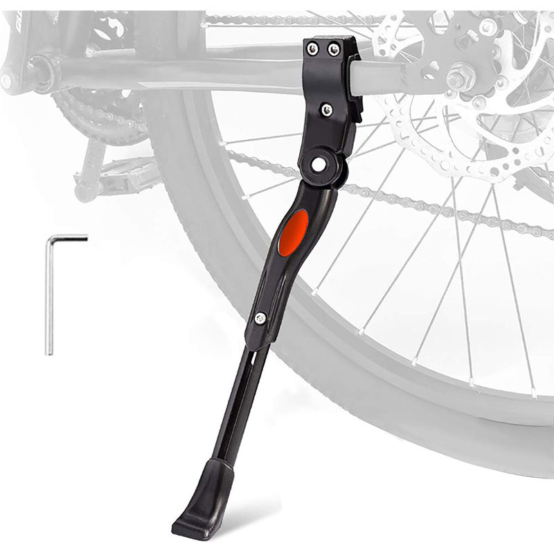 調整可能な自転車キックスタンド アルミ製リアサイド自転車スタ - Bicycle Kickstand のレビューと価格