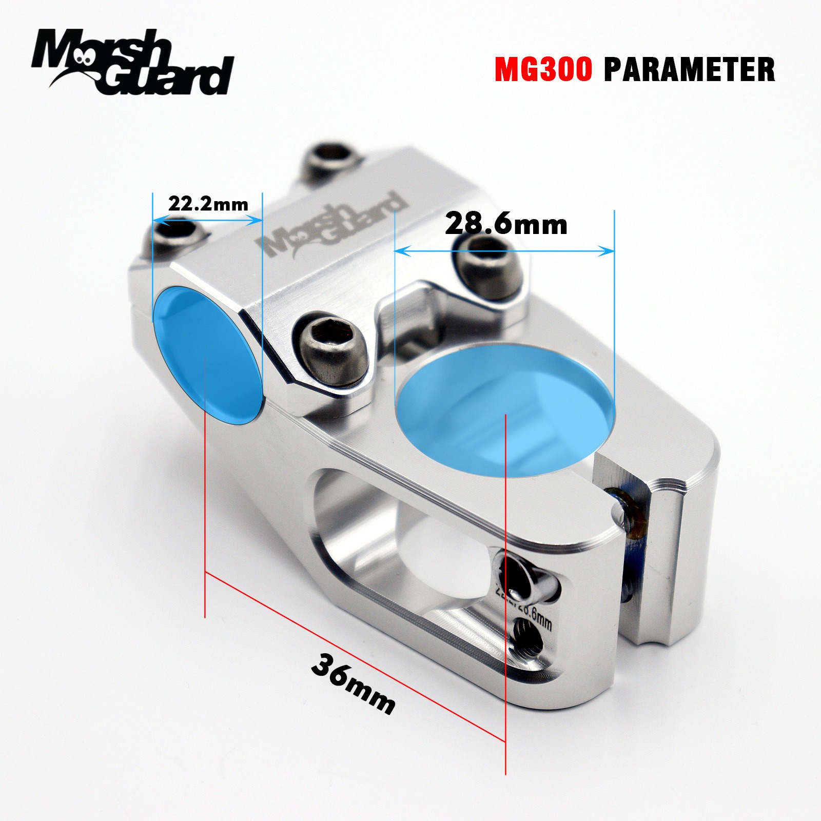 MORSH GUARD BMX ステム 22.2/28.6m - Bike Stem Riser のレビューと価格