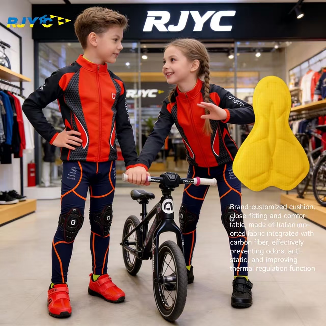 Rjyc ブランド 春夏子供用サイクリングウェア、ローラース - Cycling Gear For Sale のレビューと価格