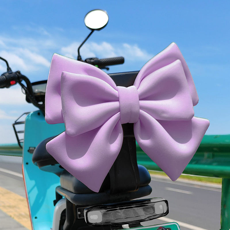 女性用のスタイリッシュな蝶結びヘルメット装飾、サイクリング、 - Cycling Gear Sale のレビューと価格