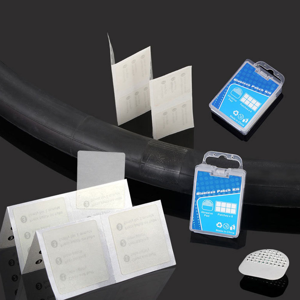 1セット 透明自粘式バイク修理パッチ インナーチューブ、エア - Bike Tube Repair Kit のレビューと価格